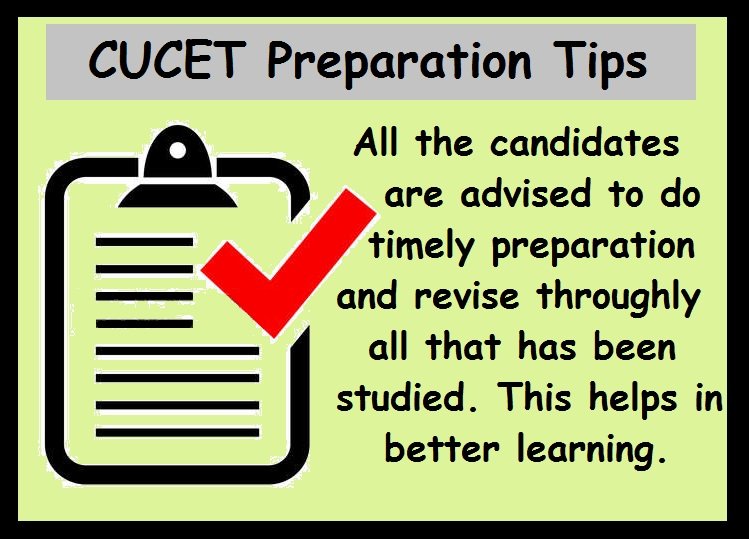 CUCET Preparation Tips- Revision