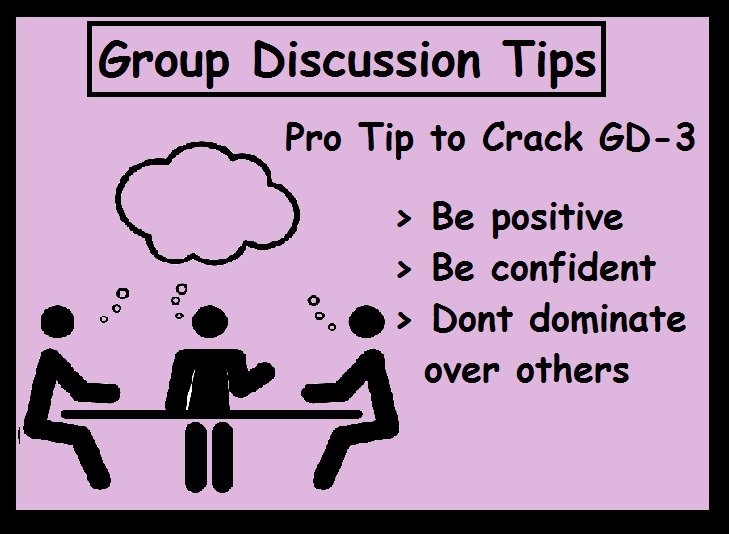 Tips for Group Discussion-Be positive