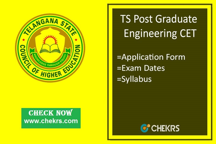 TS PGECET : Application Form, Exam Date, Syllabus & Pattern