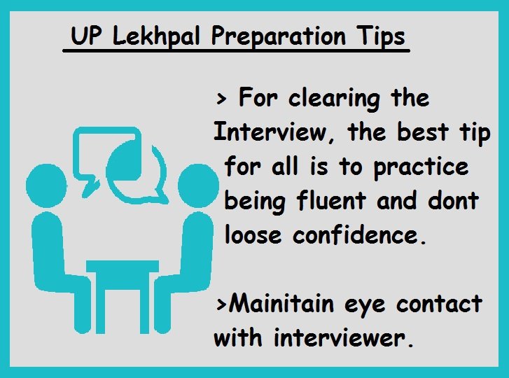 UP Lekhpal Preparation Tips-Interview