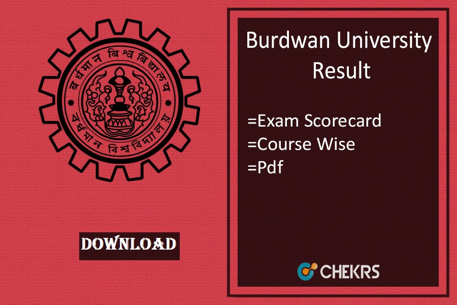 Burdwan University Result 2023