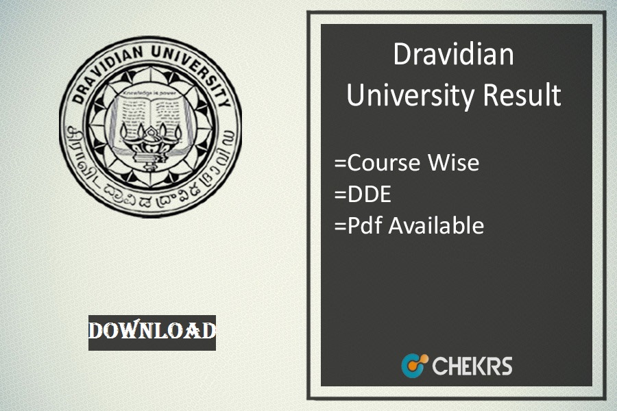 Dravidian University Result 2023
