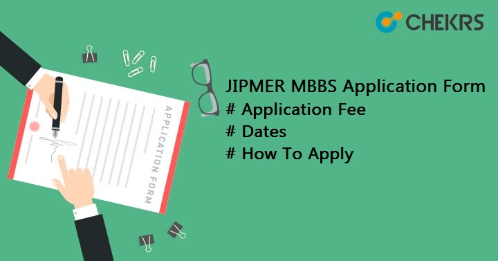 JIPMER MBBS Application Form How To Apply